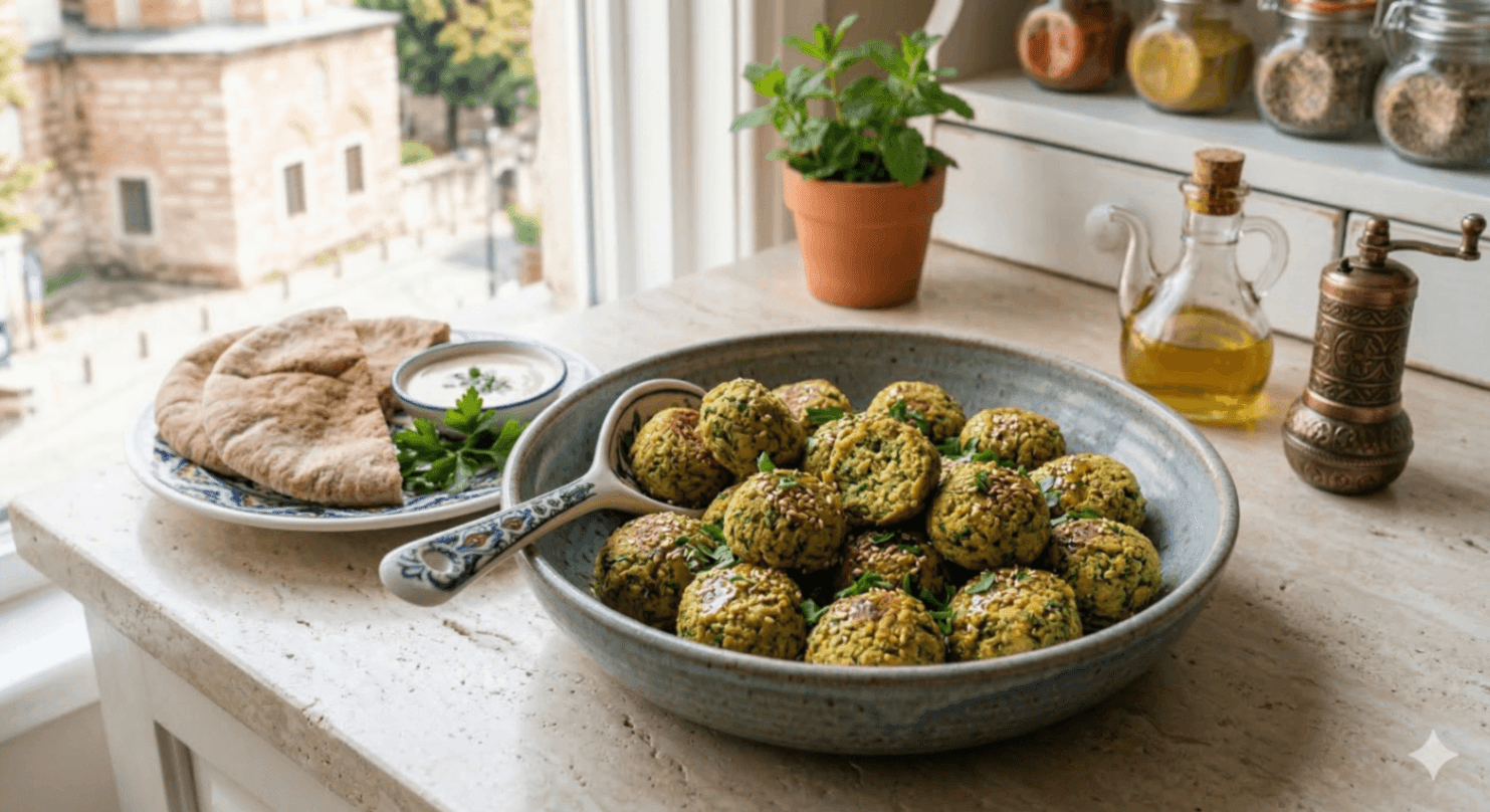 Fırında Sağlıklı Falafel Fırında Sağlıklı Falafel